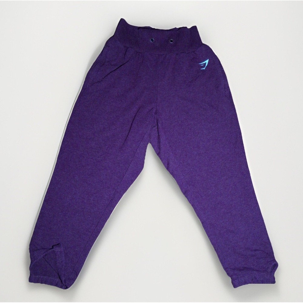 Gymshark Women's Burgundy Jogger Sweat Pants Size XS Cotton Blend